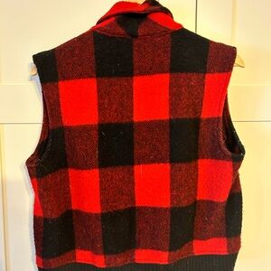 Vintage Women’s Buffalo plaid Wool vest